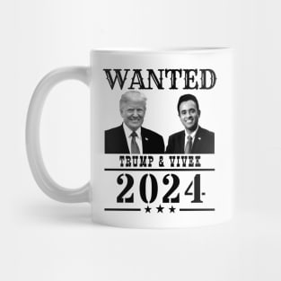 WANTED Trump & Vivek 2024 Mug